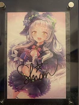 Amazon.co.jp: ホロラ 紫咲シオン 1周年記念 直筆サイン