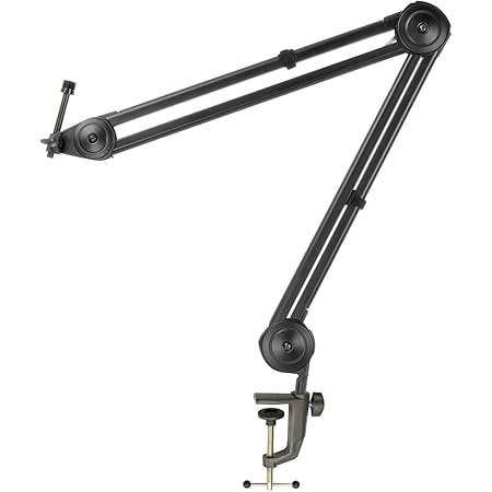 Knox Gear Professional Microphone Studio Stand for Yeti and Snowball Microphones (Compatible with all Microphones and Shock Mounts)