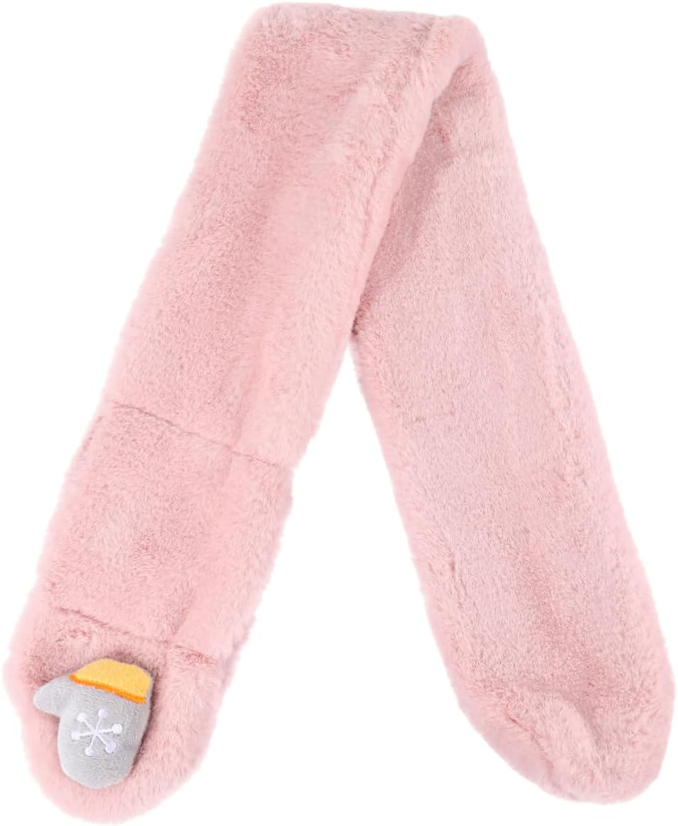 Didiseaon Soft Cozy Boys and Girls Winter Scarf Plush Warmer for Christmas Baby Scarf