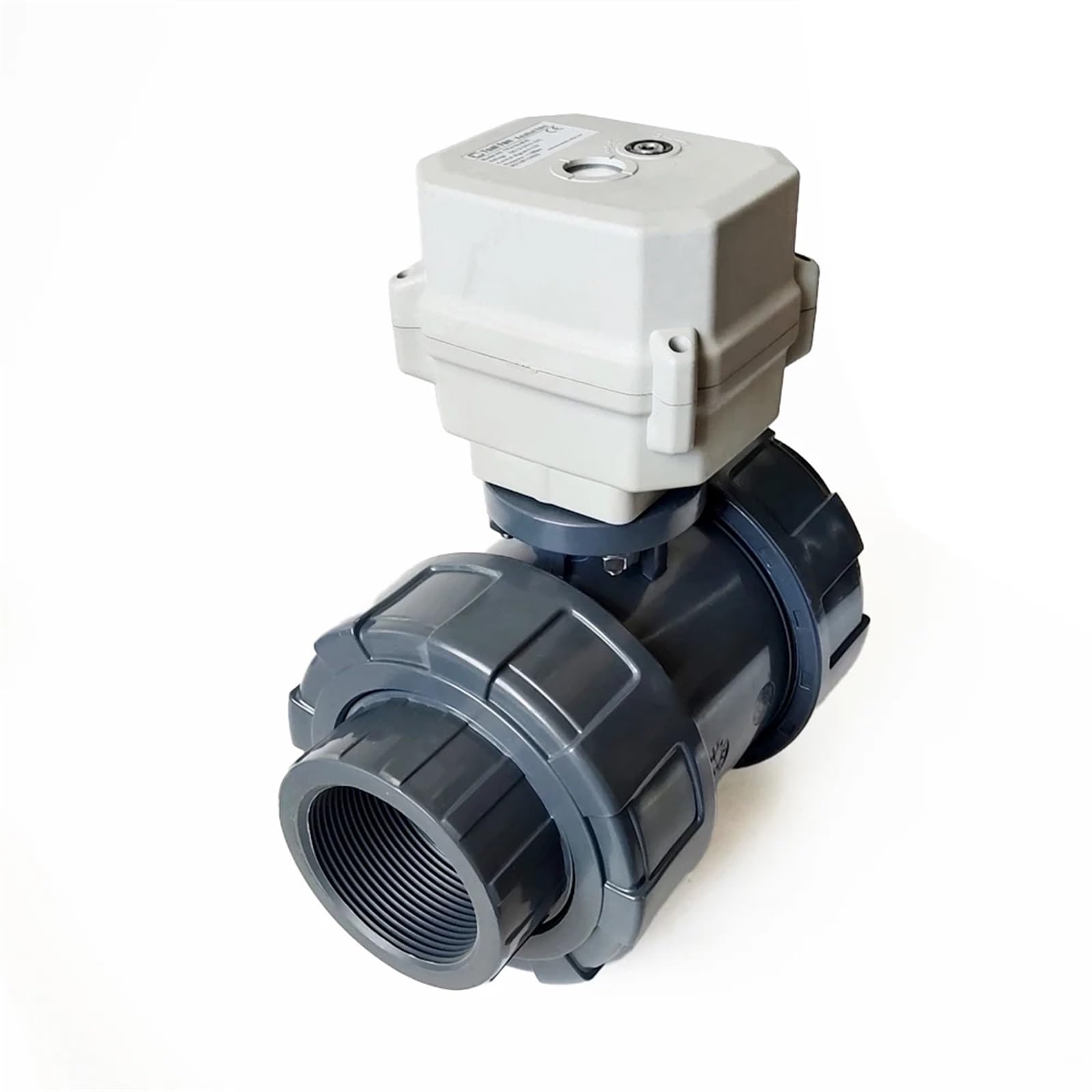DN40 50 mm UPVC Elektryczny zawór kulowy 2/3/5/7 przewodowy napęd silnikowy do zasilania zbiornika na wodę (BSP THREAD-DC24V-CR703)