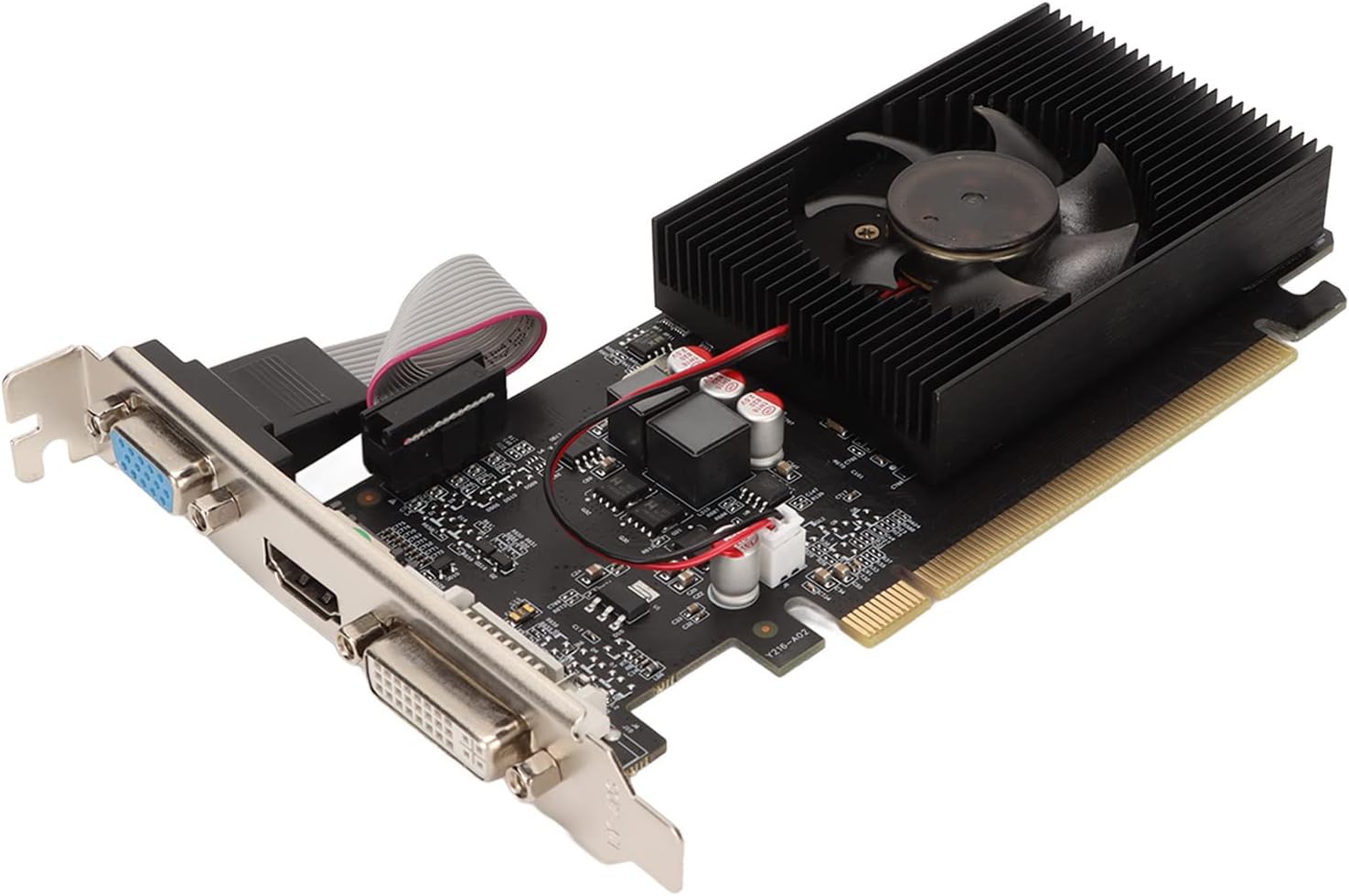 Bewinner Scheda Grafica GT220, Schede Grafiche DDR3 da 1 GB a 128 Bit con 2 Staffe, Scheda Video DirectX 10.1 VGA DVI HDMI PCI-Express, Raffreddamento Ad Aria a Ventola Singola Bewinner Scheda Grafica GT220, Schede Grafiche DDR3 da 1 GB a 128 Bit con 2 Staffe, Scheda Video DirectX 10.1 VGA DVI HDMI PCI-Express, Raffreddamento Ad Aria a Ventola Singola