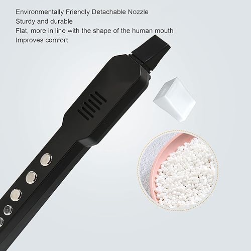 Miniatura 7 de Mini instrumento de saxofón, instrumento de viento digital con función MIDI, instrumento de viento electrónico de 10 tonos, 12 acompañamientos, para