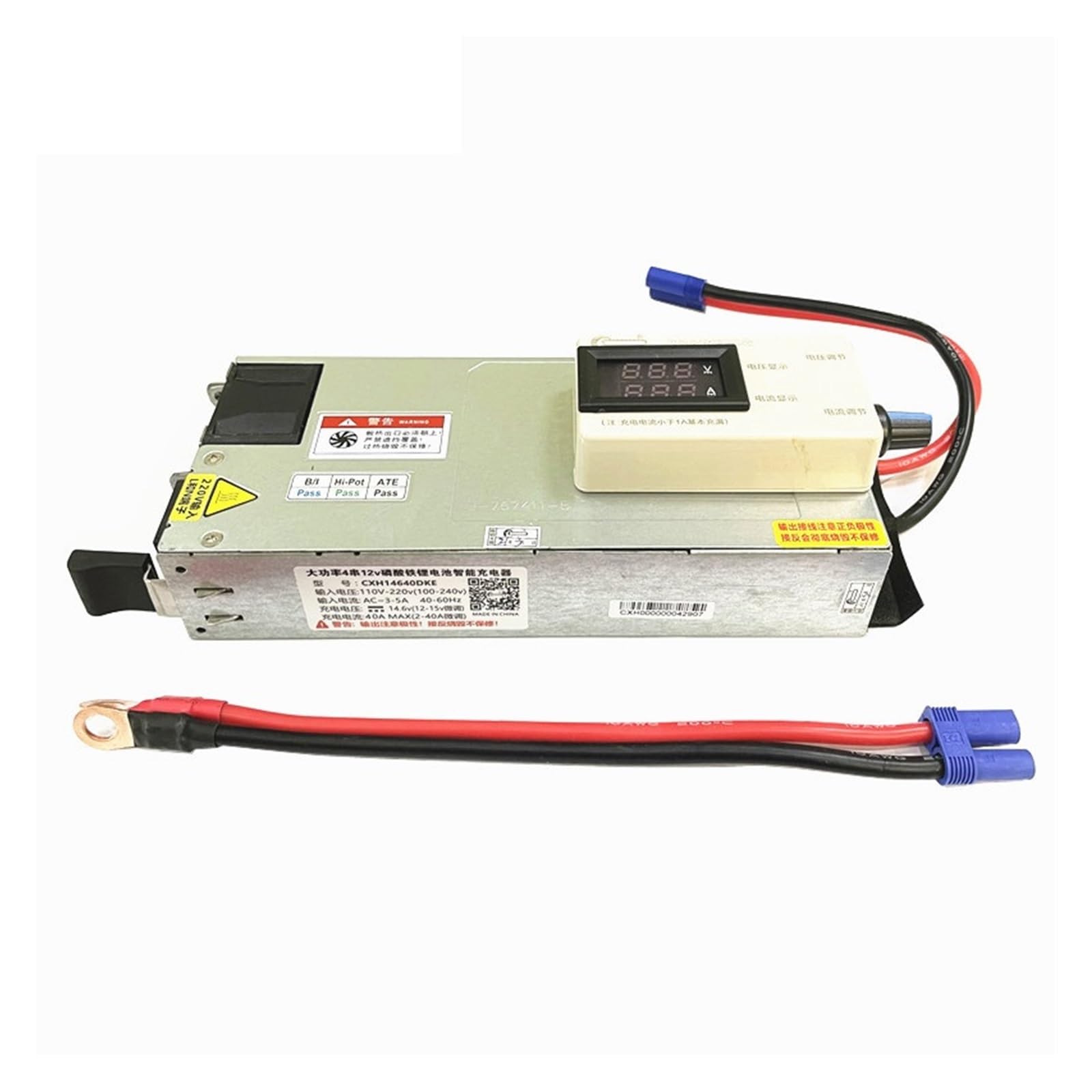 Battery Balancer Spannung Strom Einstellbar Lifepo4 Lipo Li-Ion Lithium LTO Batterie Ladegerät 12-15 v 12,6 V 14,6 V 14,8 V 1A-40A Display 2S 3S 4S