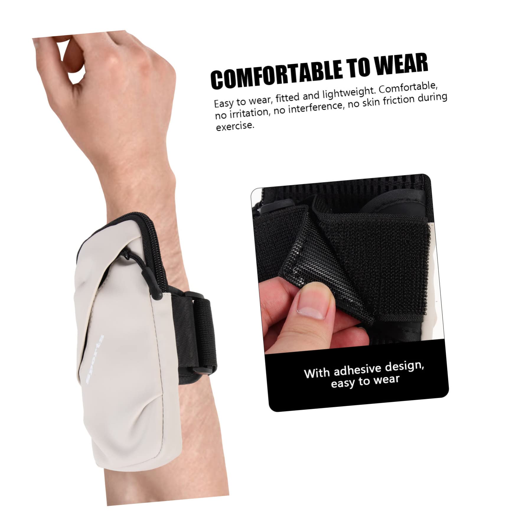 HEMOTON 3piezas Deportivo para Teléfono Soporte para Correr y Entrenar Compatible Móviles para Actividades Al Aire y Ejercicio