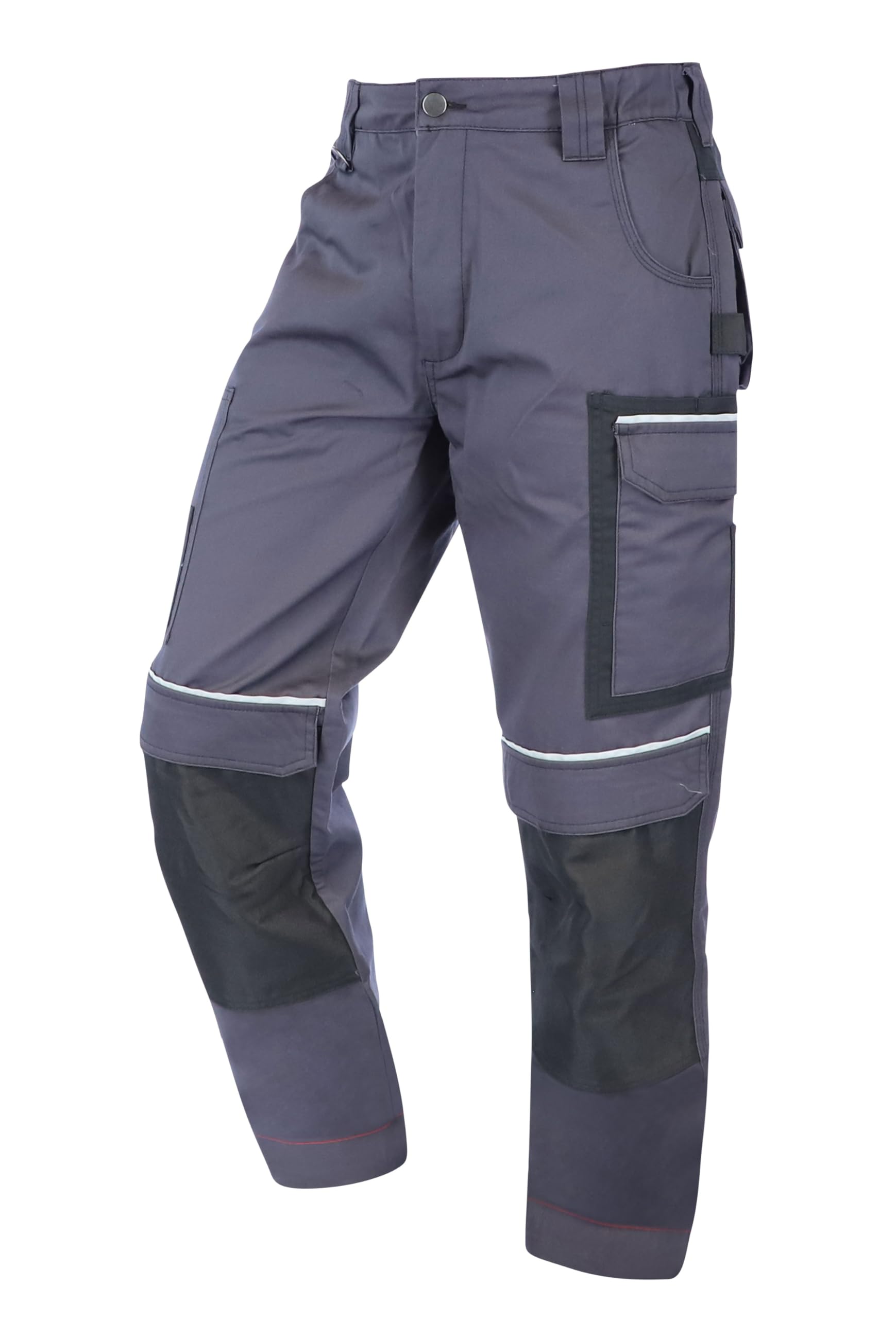 ELIWORX Arbeitshosen Männer Stretch Einsatz - Bequeme Passform - Robustes, Flexibles Material - Smartes Taschen-Design - Arbeitshose Herren ideal für Handwerk Heimwerk und Baugewerbe - Anthrazit - 44