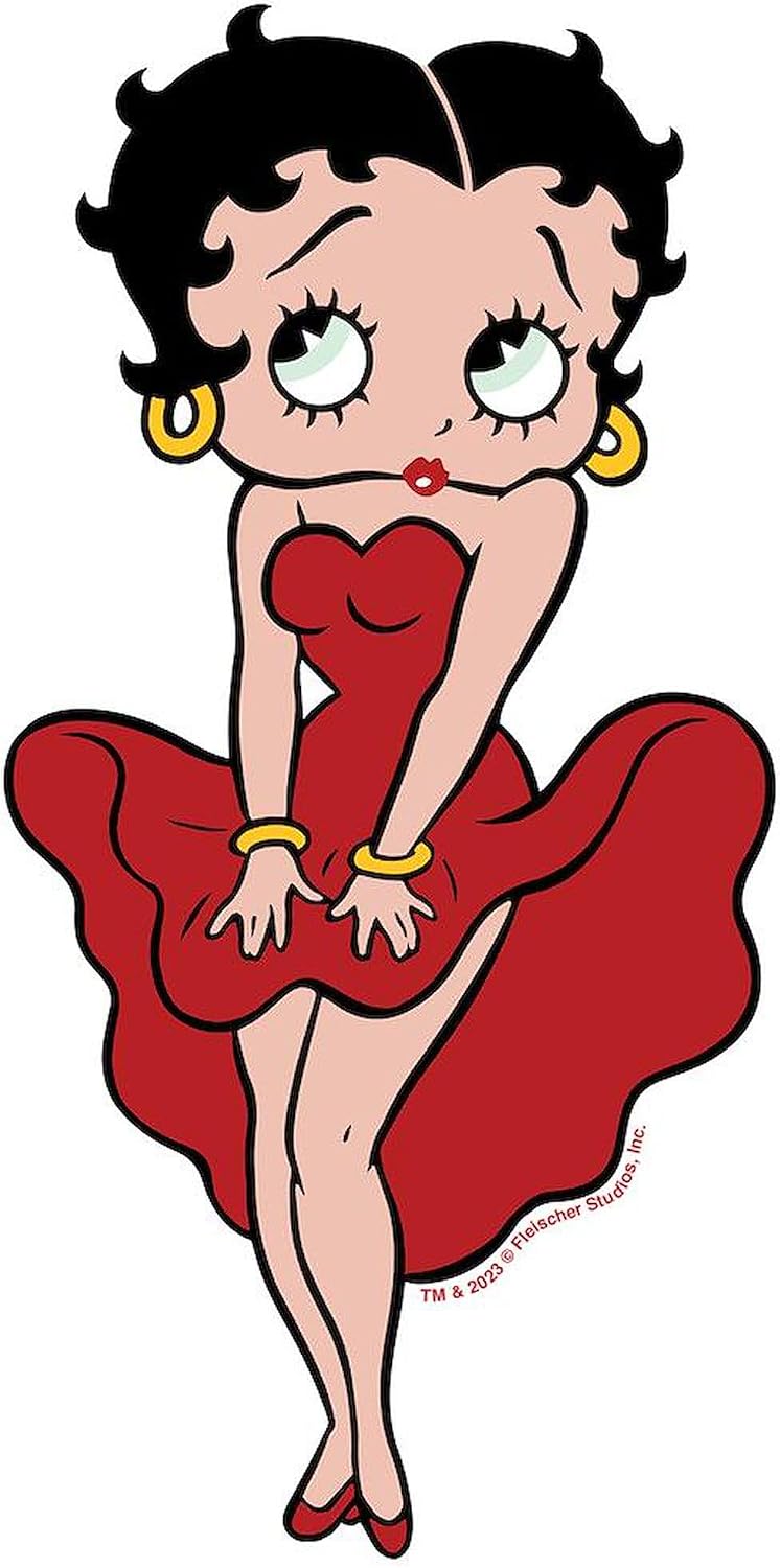 CafePress Betty Boop Marilyn Vibes Zipper Makeup Pouch, 8.5"x6"