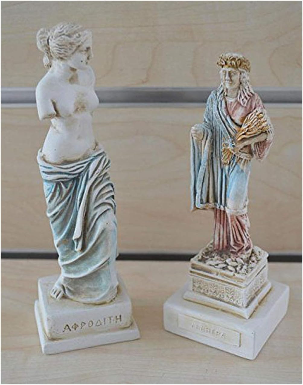 Estia Creations Aphrodite Demeter Sculpture Set Artifacts