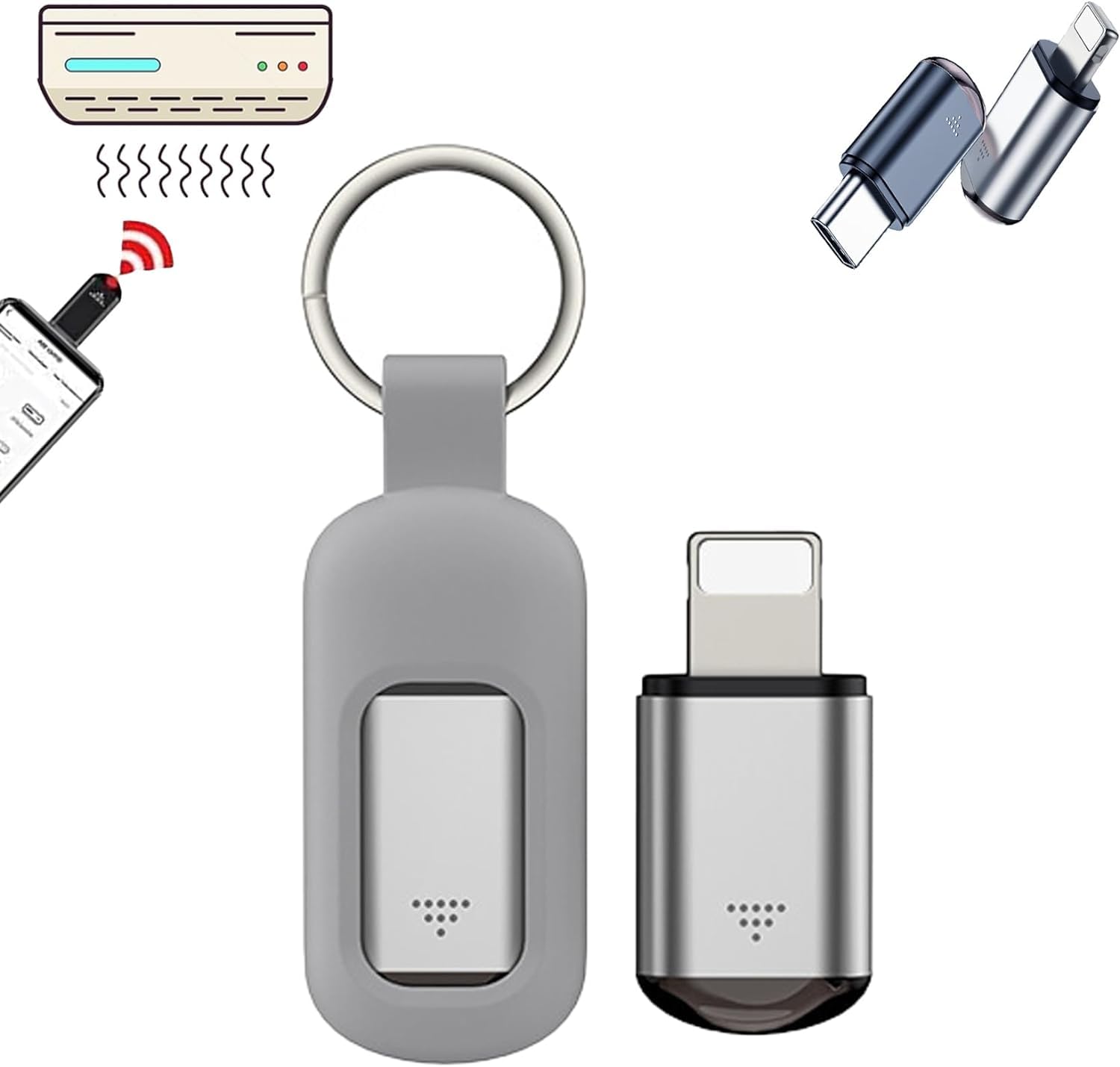 Microlord Mini Hacking Device, Cyberplex, Cyberplex Hacking Device, Cyber Bender, Cyberplex Remote, Cyberplex Device, Microlord Hacking Device, Cyberplex Hacking Tool (Lighting for I -Silver)