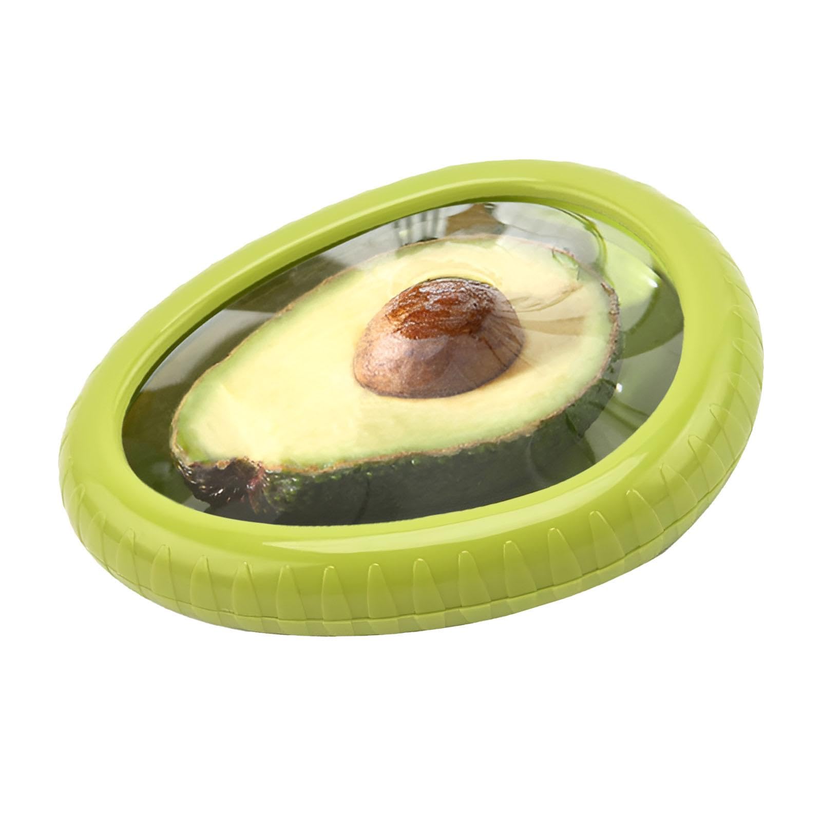 Yabauuop 2-delige avocado-spaarder en opbergcontainer, avocado-opbergdoos, herbruikbare avocado-opbergdoos met siliconen hoes, avocado-houder, organizer voor de koelkast Yabauuop 2-delige avocado-spaarder en opbergcontainer, avocado-opbergdoos, herbruikbare avocado-opbergdoos met siliconen hoes, avocado-houder, organizer voor de koelkast