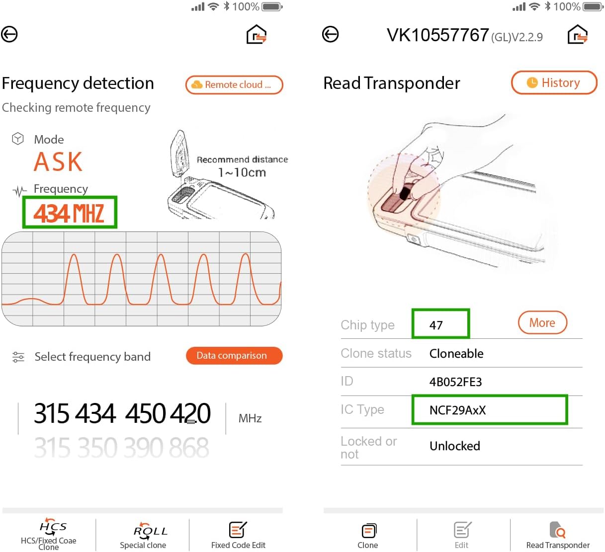 Replacement for 2019 2020 Kia NIRO Key Fob Remote Control TQ8-FOB-4F24 4 Buttons 434MHz