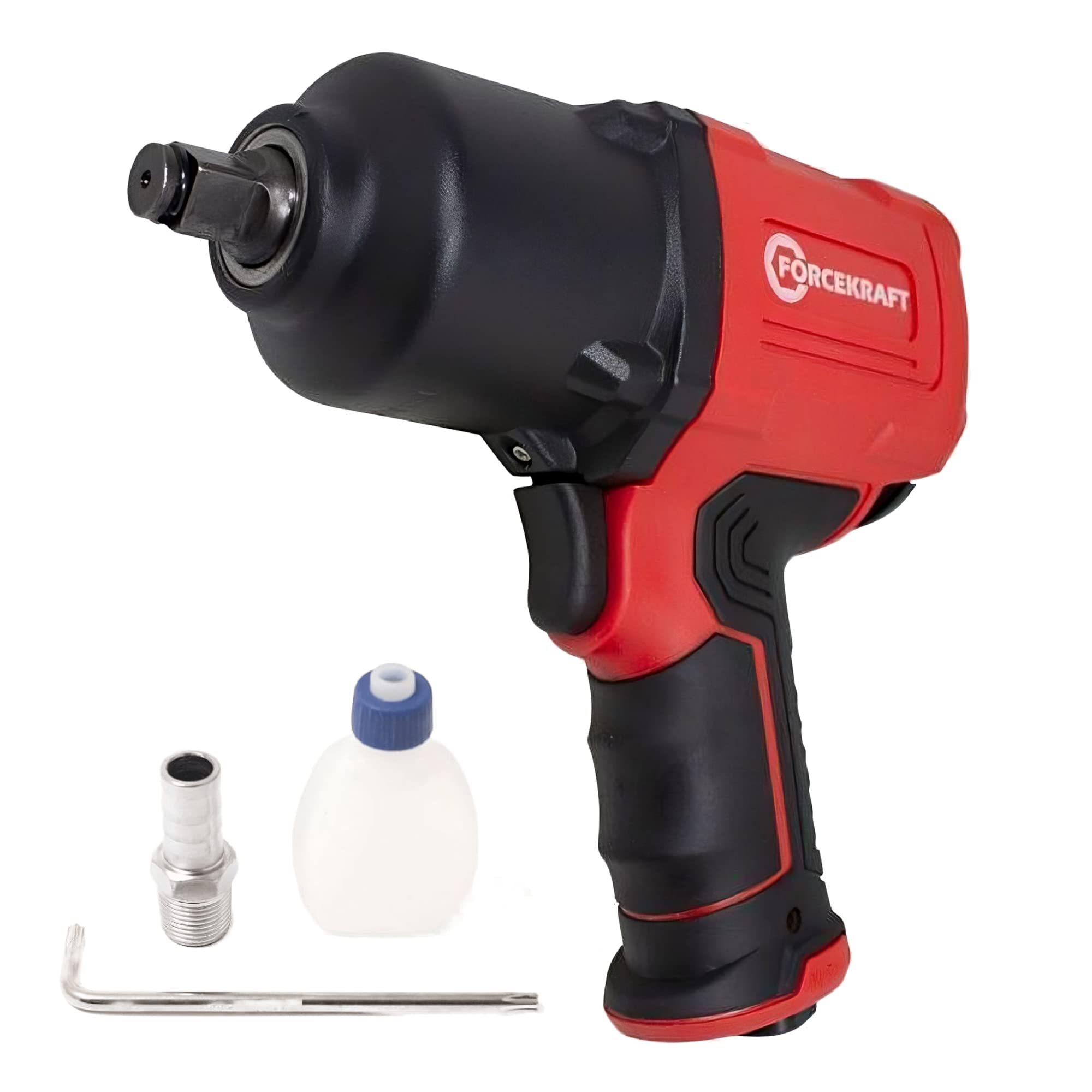 Forcekraft Impact Wrench With Reverse And Force Adjustment In