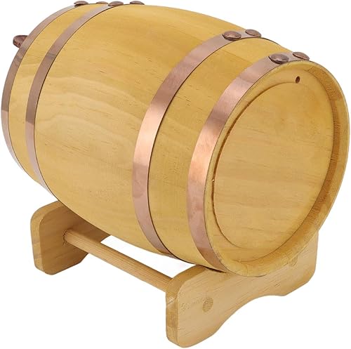 Miniatura 9 de Nikou Un barril de madera para almacenar 25.4 fl oz de bebidas alcohólicas y cerveza
