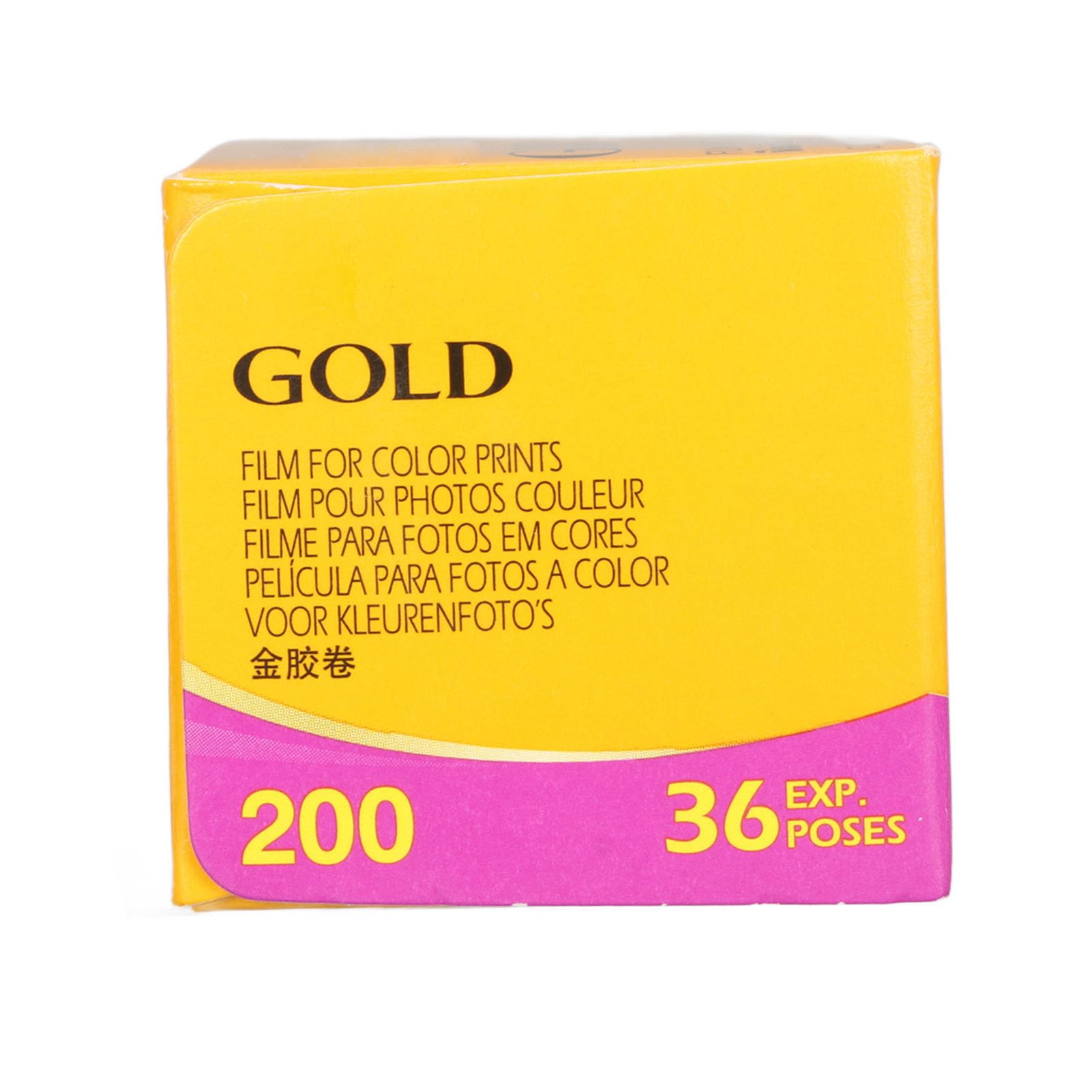 Gold 200 Color Negative Film, ISO 200 36 Exposures 35mm Film for Cameras, Excellent Image Retention, High Clarity and Resolution, Easy to Carry and Use