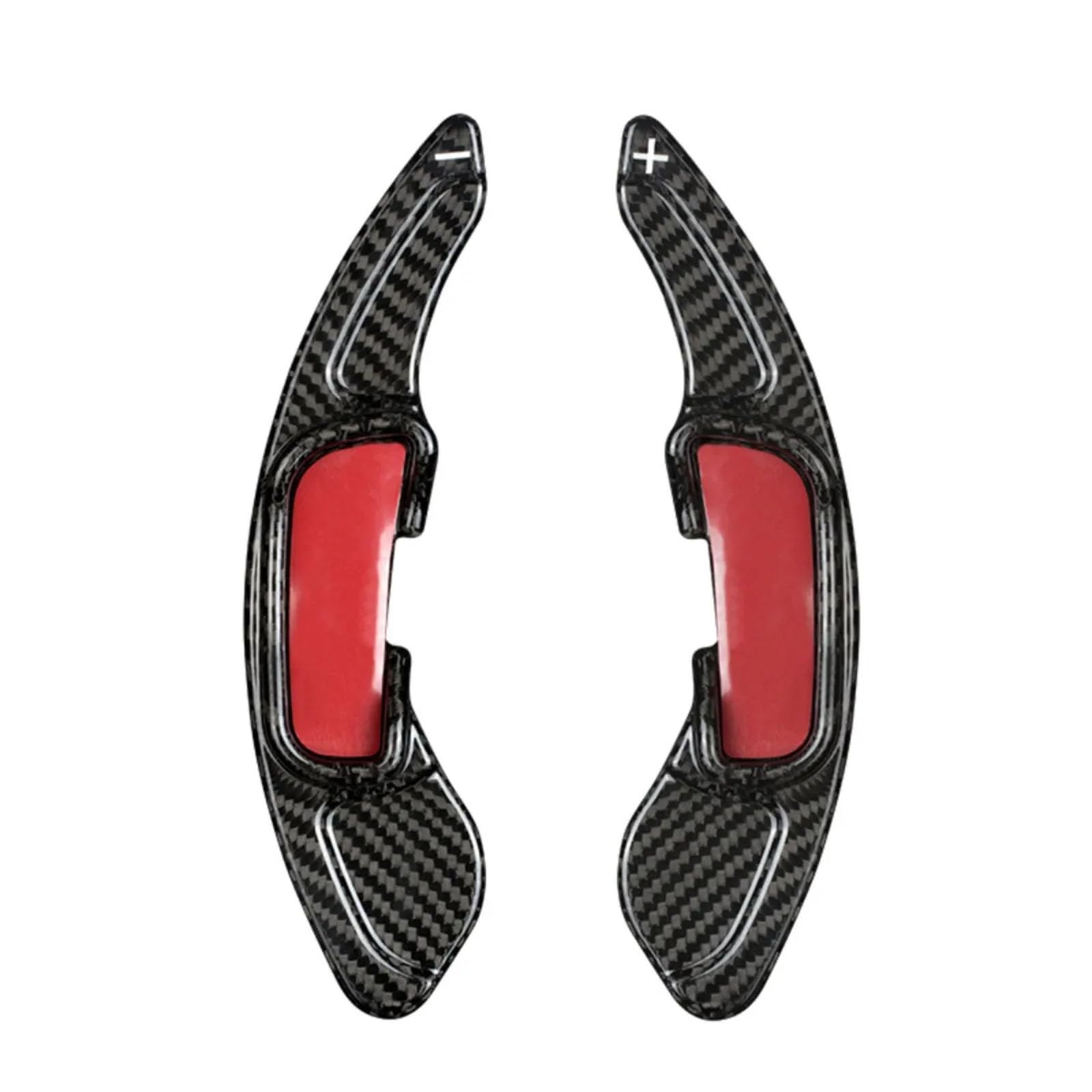 ENGOER Compatible with Mazda 2 3 6 CX-4 CX4 CX-5 CX5 for Atenza for Axela for MX-5 1 Pair Carbon Fiber Steering Wheel Shift Paddle Extension(Black)