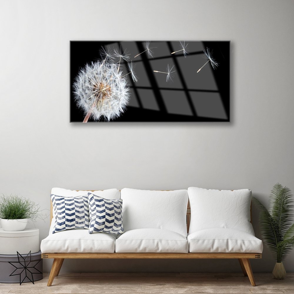 Tulup Glas-Wandbild 100x50 Cm - Baumallee Grün, Gehärtetes Sicherheitsglas, 3D-Effekt, Für Küche & Wohnzimmer
