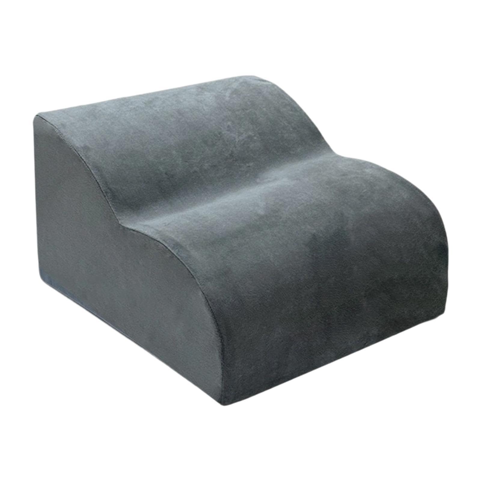 F Fityle Reposapiés debajo del escritorio en la oficina, taburete para pies, cojín ergonómico estable para las piernas, almohada elevadora para las piernas, Gris