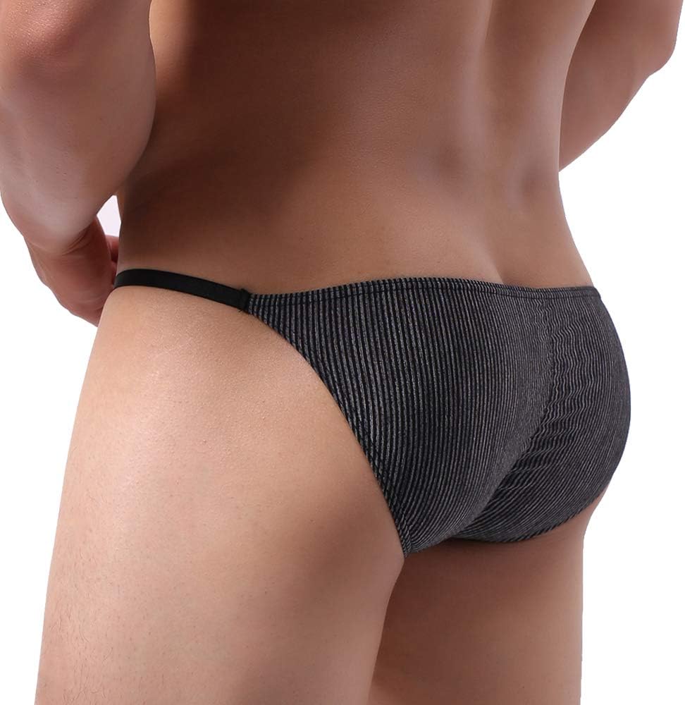Summer Code Men's Sexy Briefs Elastic Ruched Back Bikini Underwear Pack - Image 5