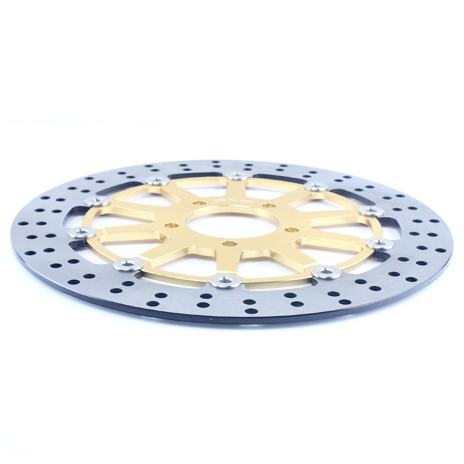 Paire De Disques De Frein Avant Dorés Pour Suzuki GSXR600/750/1000, Hayabusa, TL1000 - Diamètre 320 Mm