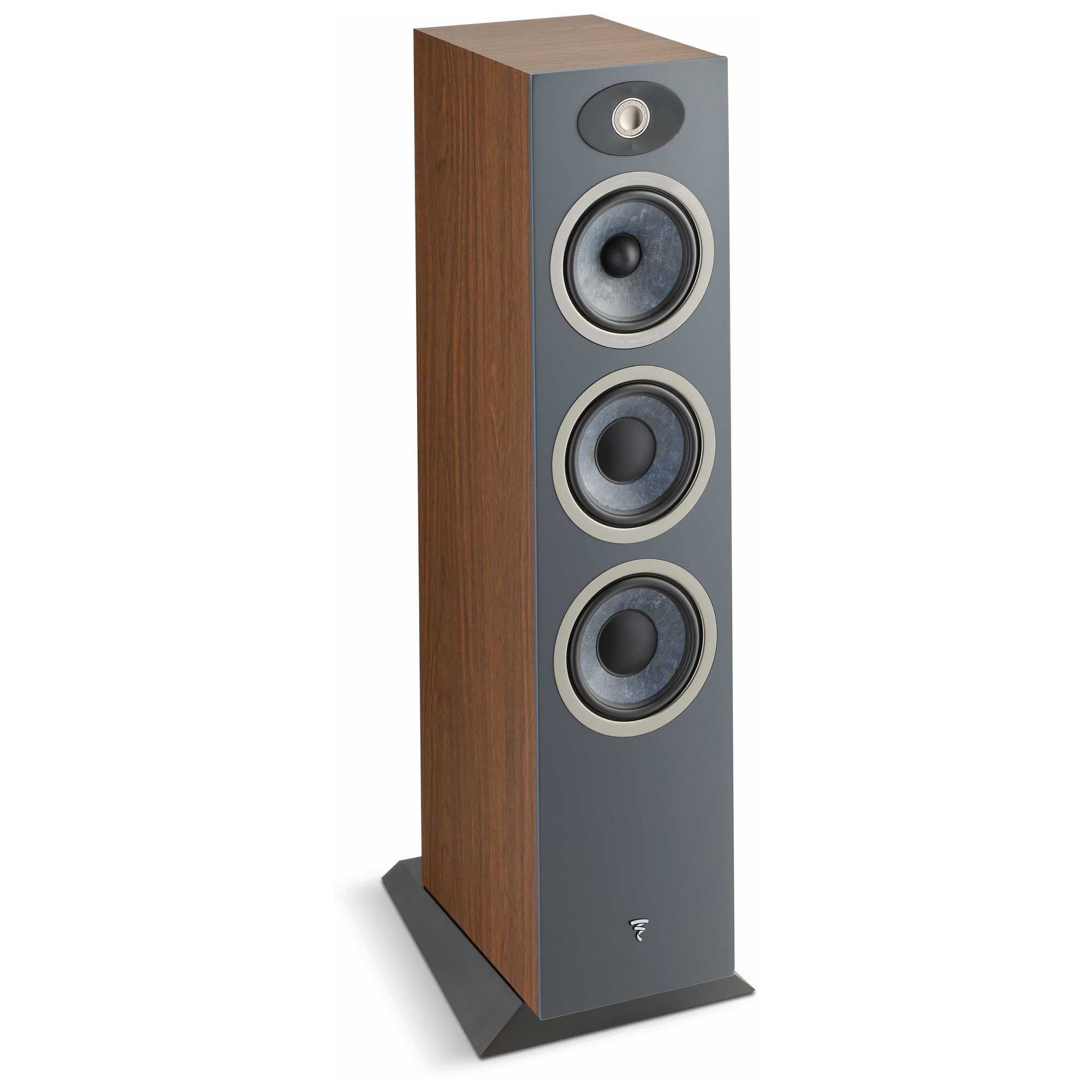 Focal Theva N°3-3-Way Floorstanding Loudspeakers with 6.5-Inch Drivers, Sold Individually, Dark Wood - FTHEVAN3DW