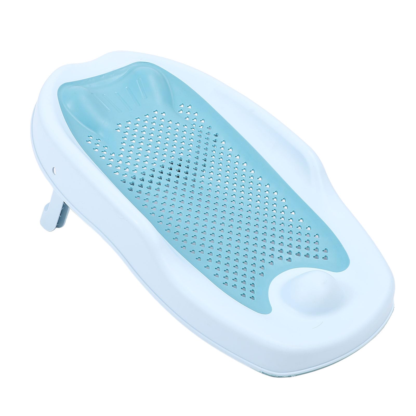 YUYTE Ergonomic Baby Bath Support Portable Infant Bathtub Seat for Newborns Toddlers Comfortable Blue Baby Bath Tub for