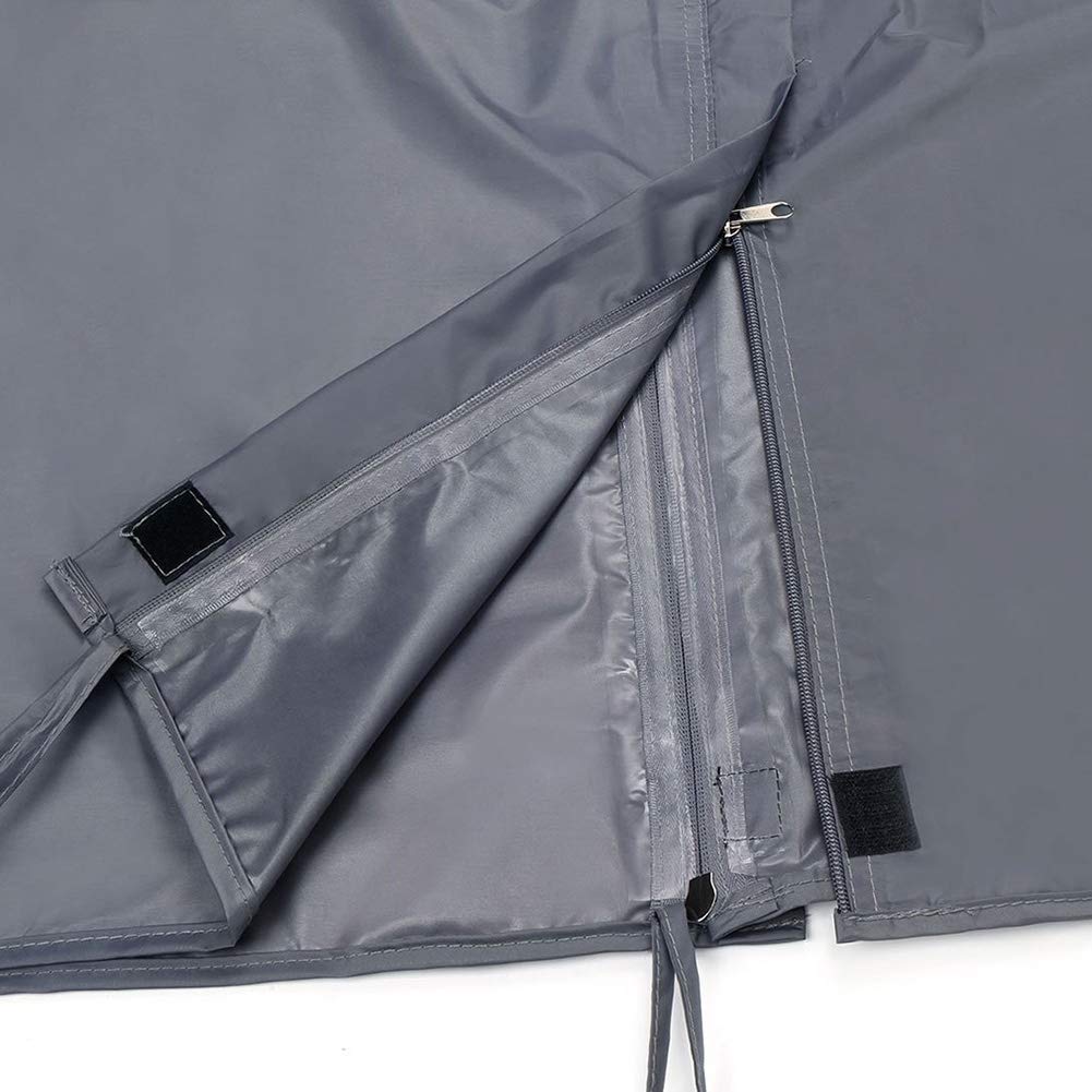 STTC Copertura per Tavolo da Ping Pong, Impermeabile A Prova di Polvere Pieghevole Copritavola da Ping Pang Pieghevole per Interni ed Esterni, 155x75x150cm,Nero