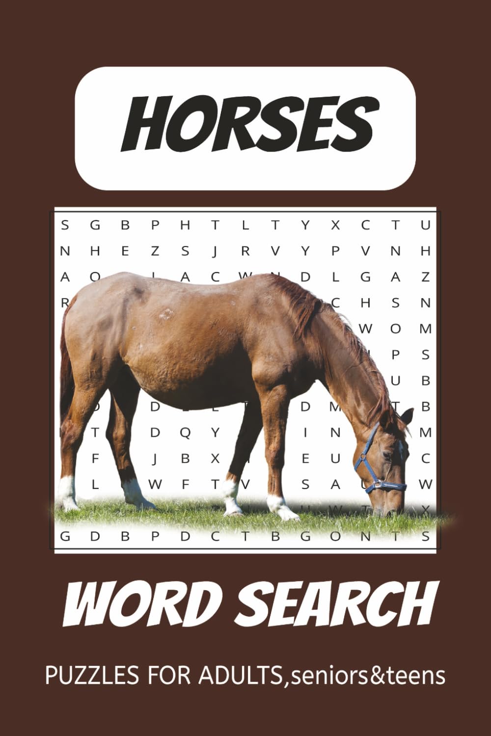 Horses word searche puzzles book: Word searches with easy to read print about horses, horseback riding, horse racing, equestrian and more |6×9 inches ... Gift for vacations,holidays and free times