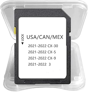 Latest Navigation SD Card Compatible with Mazda 3,Cx5, Cx9, Cx30, Cx50(2021-2022), MX30(2022-2023), Navi.on Update Card for USA/CAN/MEX Map, TD2K-66-EZ1