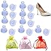 12 Paia Protezione Per Tacchi Alti Proteggi Tacco Heel Copri Tacchi Salvatacchi Copri Tacchi Per Scarpe Da Donna Matrimonio Protezione Ricambio Di Tacco Alto Donna Sostituzione Dimensione Cover S M L