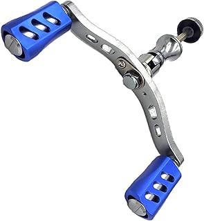 LOKLNEYKダブルハンドル アルミ合金 スピニングリールハンドル リールパーツ ダイワ用 メタルノブ カスタムパーツ アルミニウム合金本体 交換用