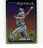 2024 Topps Fireworks #399 Jonathan Bowlan RC Rookie Kansas City Royals MLB Baseball Trading Card