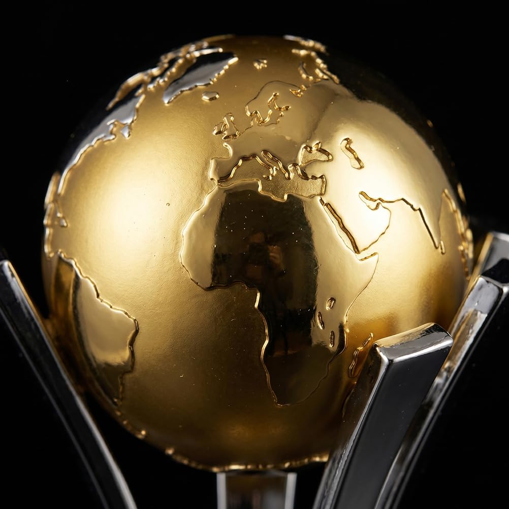 Replica Trofeo Calcio Stile Club World Cup, Souvenir da Collezione per Decorazione Scrivania Casa Ufficio, Regalo per Uomo Donna, Appassionati di Calcio, Tifosi e Collezionisti