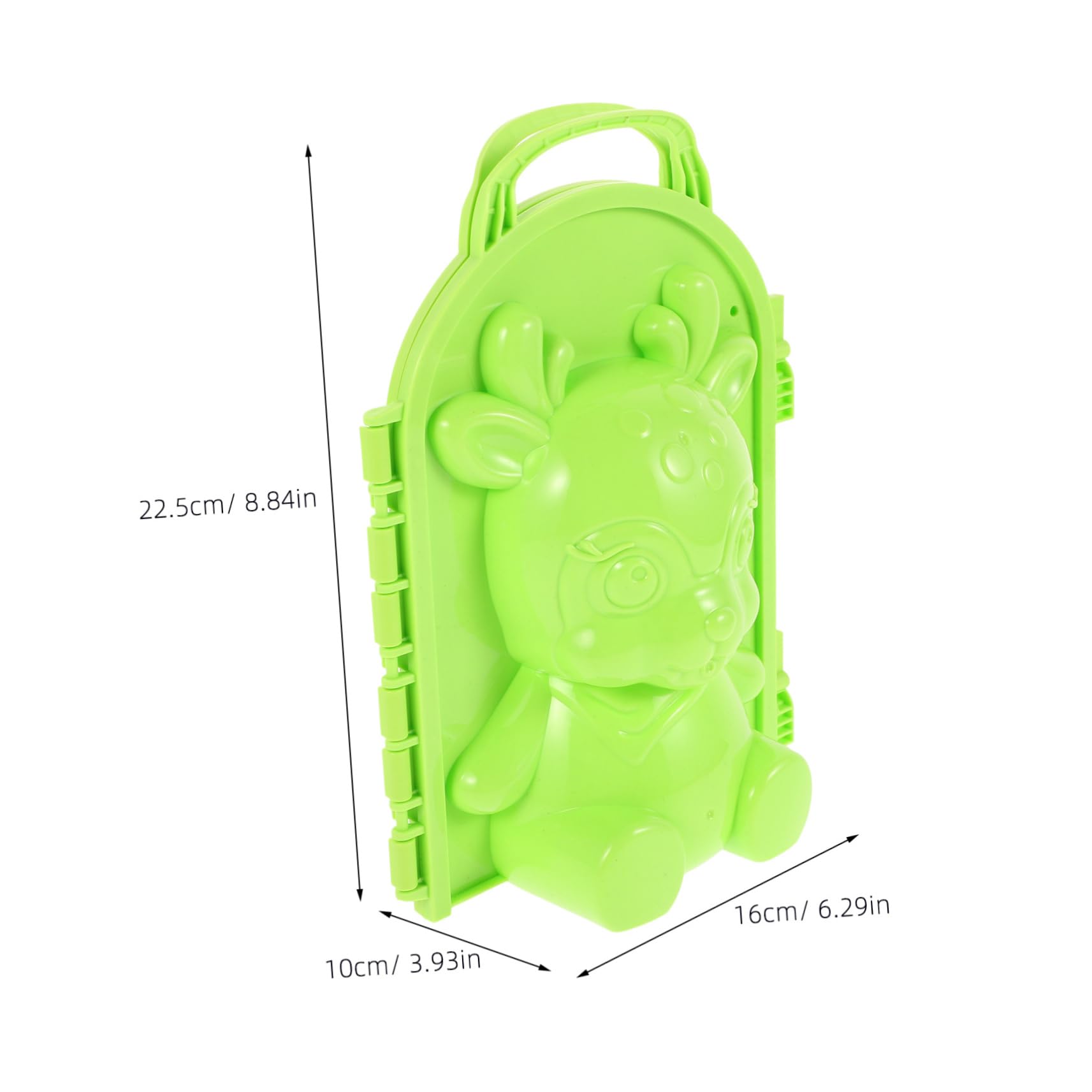 Kisangel Boy Girl Deer Snow Mold Maker Toy Sand and Snow Outdoor for Creative Fun Versatile and Activity Safe for Boy Girl