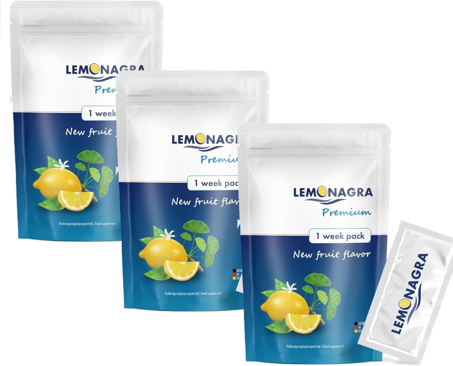 LEMONEX SHOT ingrédients naturels - pour l'homme actif | 3 x