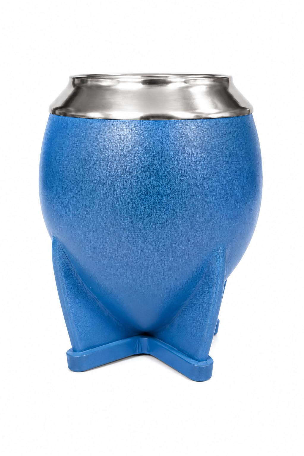 SMLAAE Mate Torpedo Uruguayo de Calabaza con Virola, Color Celeste