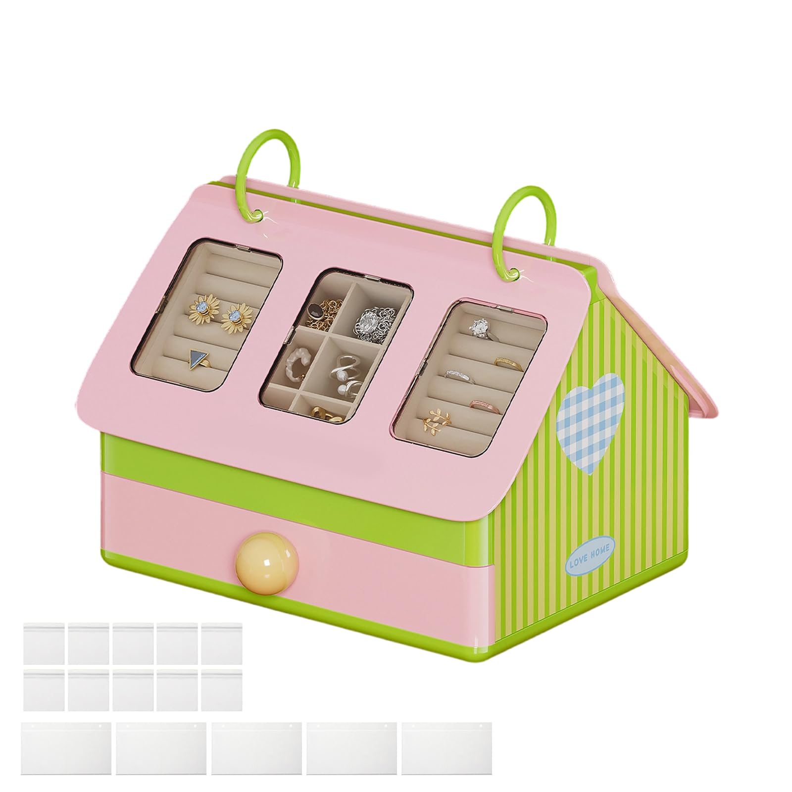 hogtnd Multifunctional Storage Solution for Jewellery and Small Items with Drawer for Easy Organisation, Bedroom Decoration Box, Elegant Box