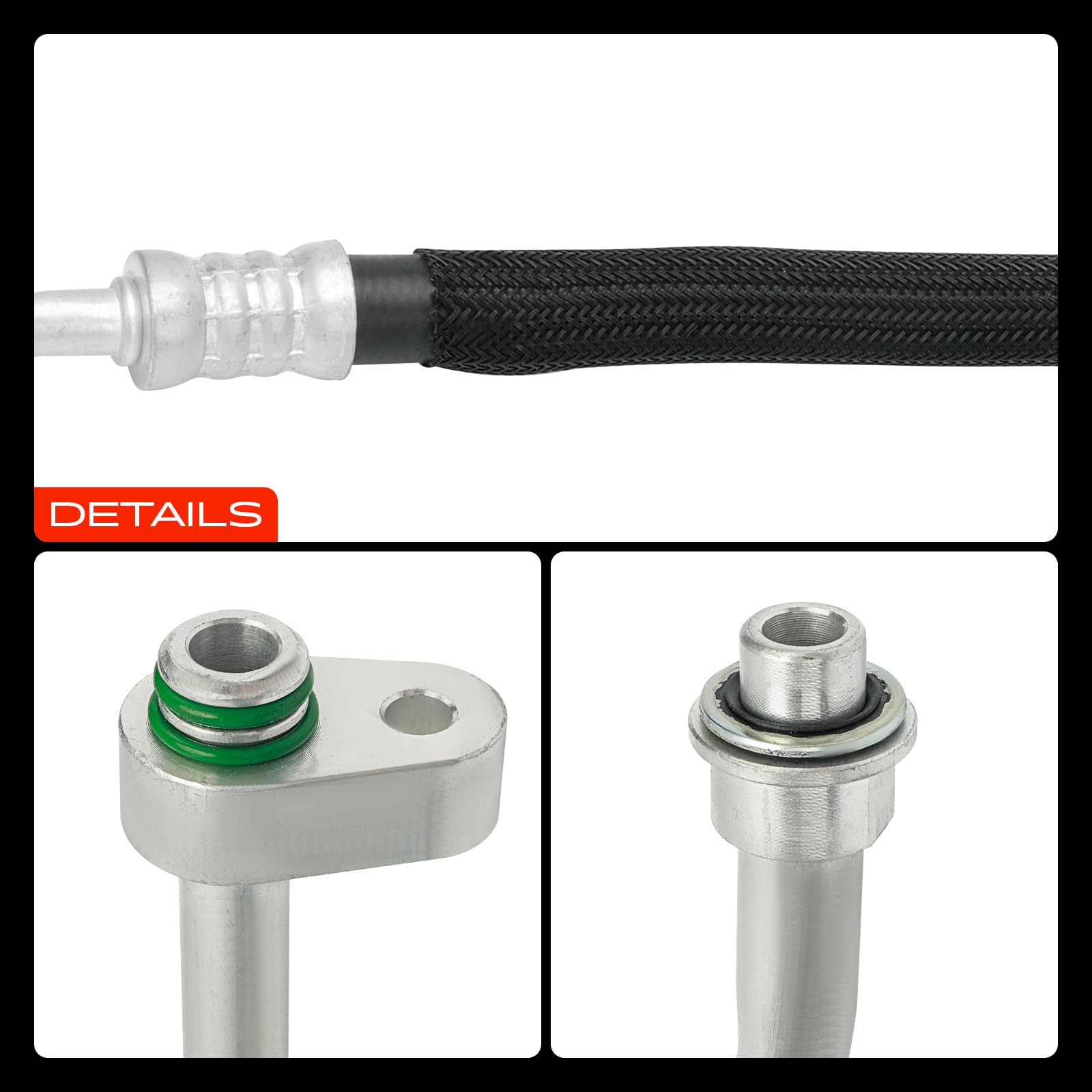 Frankberg Manguera de carga de refrigerante Compatible con Jumpy Bus V 1.5L-2.0L 2016-2024 Ducato Bus 250 2.2L-3.0L 2006-2024 Boxer Bus 2.0L-3.0L 2005-2024 Replace# 1382138080