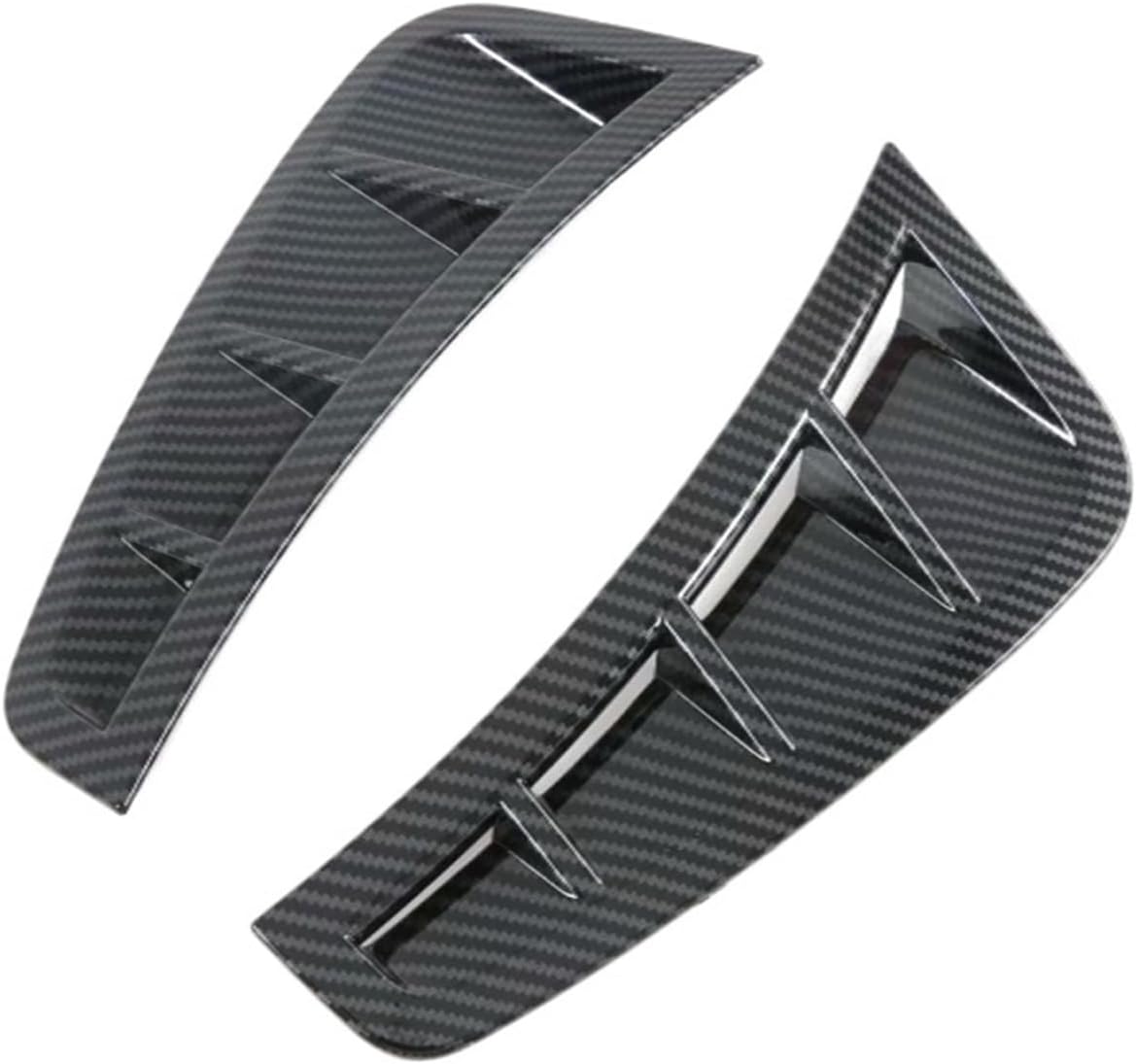 Fender Vents Fit For Hyundai Sonata 2020 2021 2022 2023 ABS BLACK Car Front Bumper Side Air Vent Cover Trim Exterior Accessories Fender Trim(Balck)