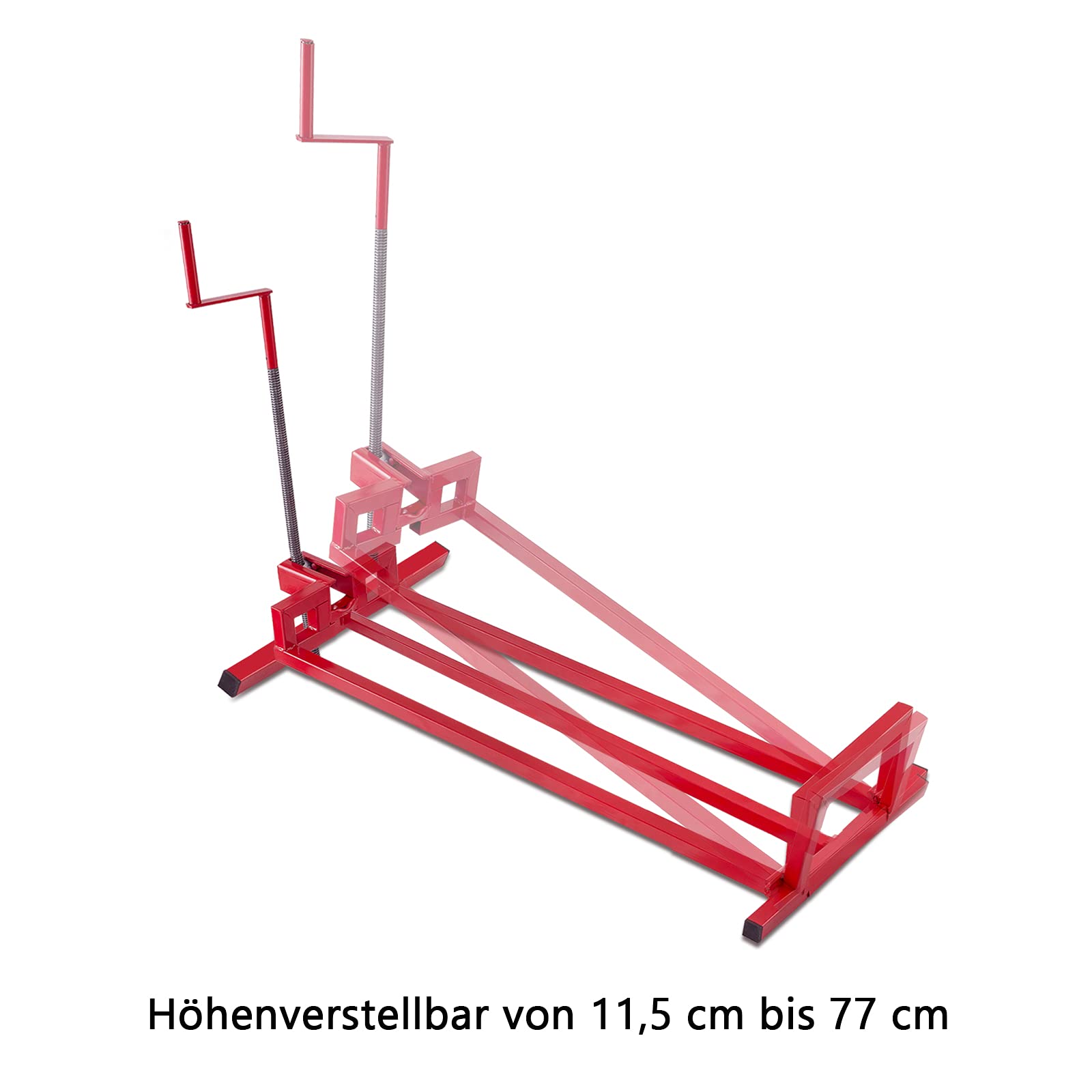GOPLUS Rasentraktor Heber Hebevorrichtung 400 kg 45° stufenlos verstellbar Kippvorrichtung Aufsitzmäher Hebebühne