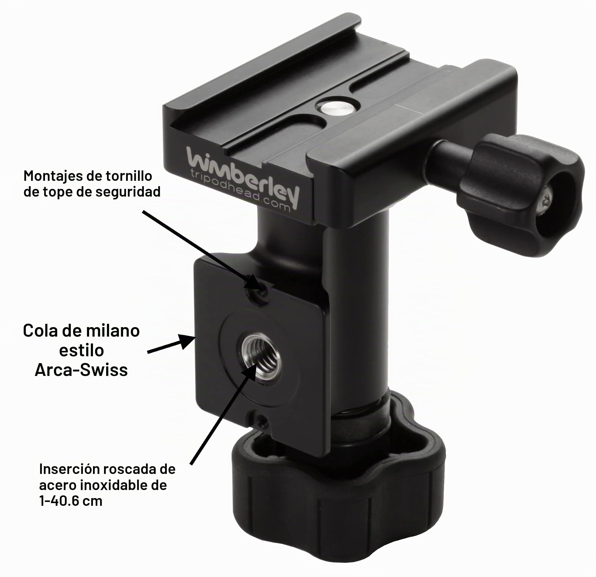 Wimberley MH-100 Wimberley Mono Gimbal Head - Fabricado en Estados Unidos