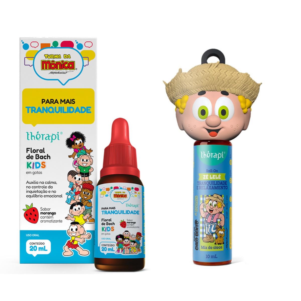 KIT BLEND OLEOS KIDS ZE LELE + FLOR TURMA MONICA TRANQUILIDADE