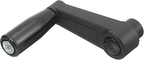 Miniatura 6 de uxcell Mango de máquina giratorio de 0.630 x 7.559 in (diámetro x L), mango de manivela de torno universal para máquina de molienda de torno