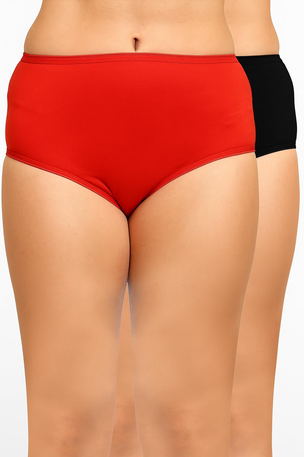 bamboology Women's Bamboo Fabric Mid Waist Panty Pack of 2-picture-22