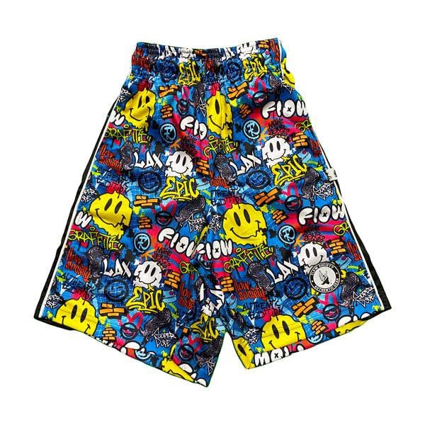 Flow Society Graffiti Lax Boys Athletic Shorts