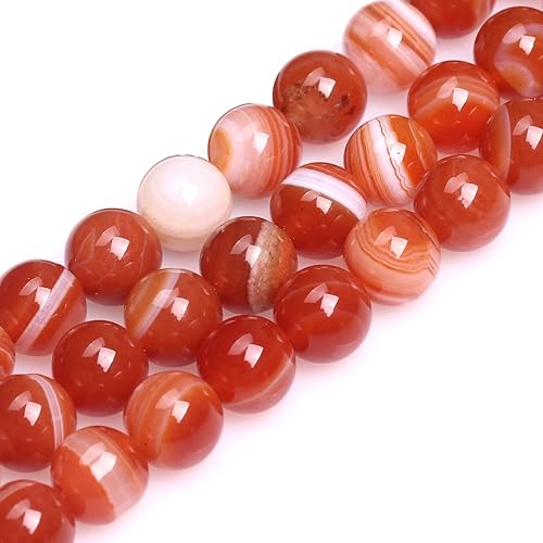 Miniatura 673 de GEM-Inside - Cuentas sueltas de piedra de lava negra natural de 0.315 in para hacer joyas, 15 pulgadas Cordierita de grado A