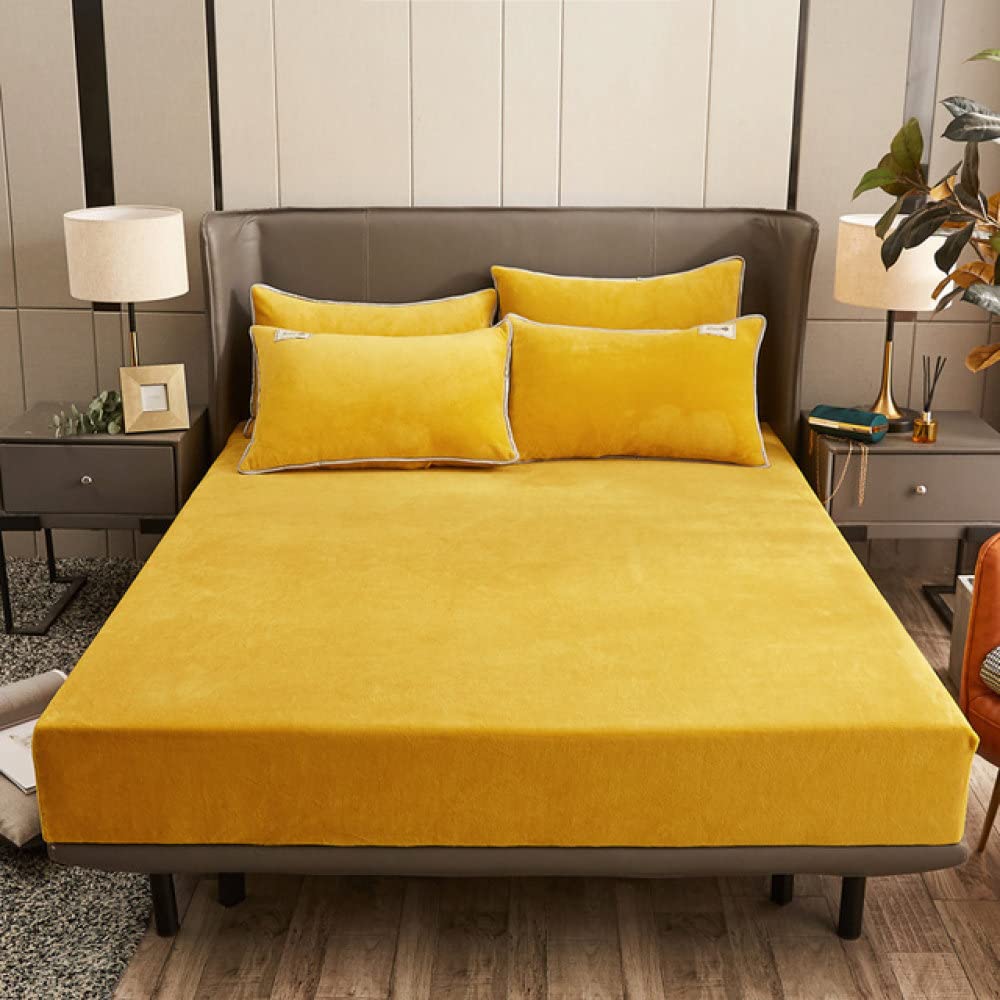 Housse de matelas en velours chaud 120X200 cm gris drap housse d hiver