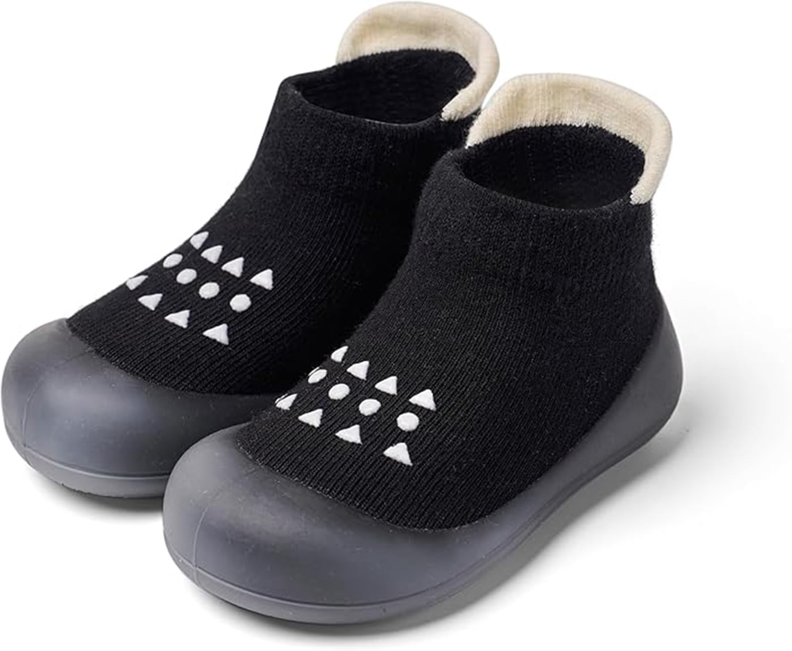 Zapatos Calcetines Bebé Niños Niñas Primeros Pasos Zapatos Bebé Calcetines Antideslizantes con Suela de Goma,6-24 Meses — view 9