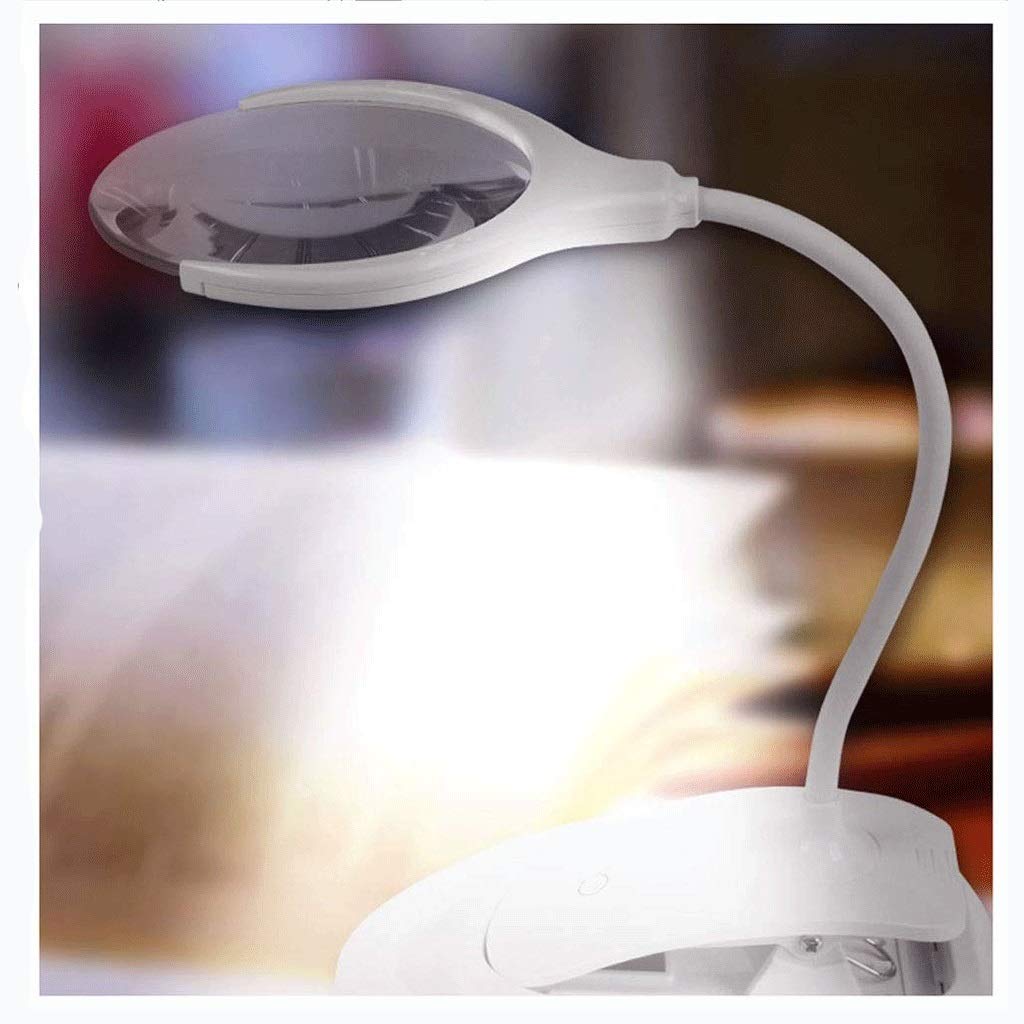 Lupa con luz y soporte - Diseño plegable. La mejor lupa manos libres.