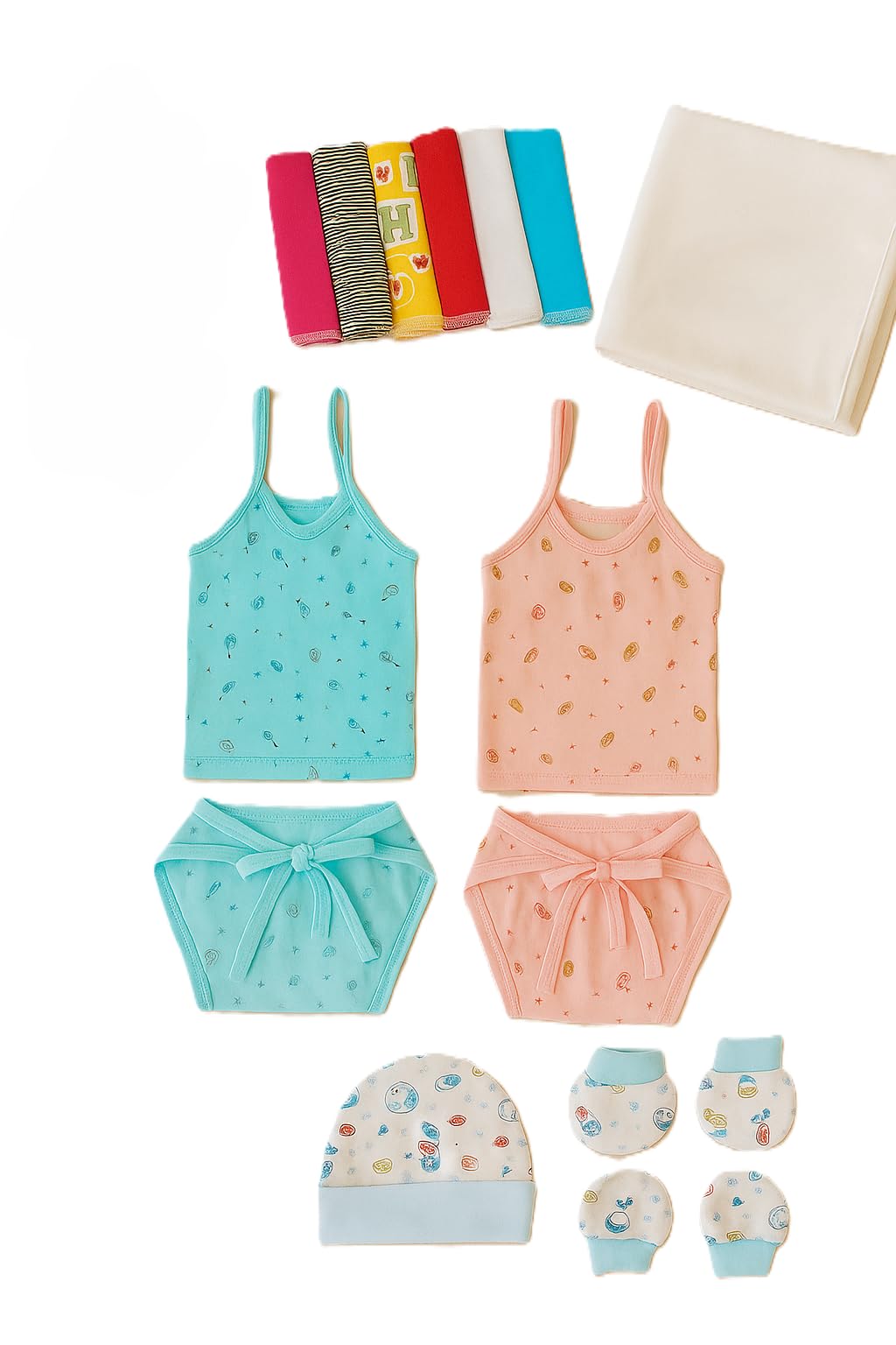 KitMik 16 in 1 Baby Products All New Born Combo|Gift Set|Essentials|Hospital Kit|Clothes|Maternity Essentials|Infant Essentials|Baby Shower|Complete Daily Items Combo(0-6 Months)-picture-15