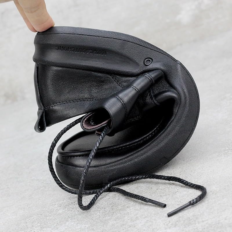 Men's Casual Genuine Leather Flats Soft Driving Walking Loafer Shoes Men Fashion Orthopedic Shoes Best Mens Shoes4