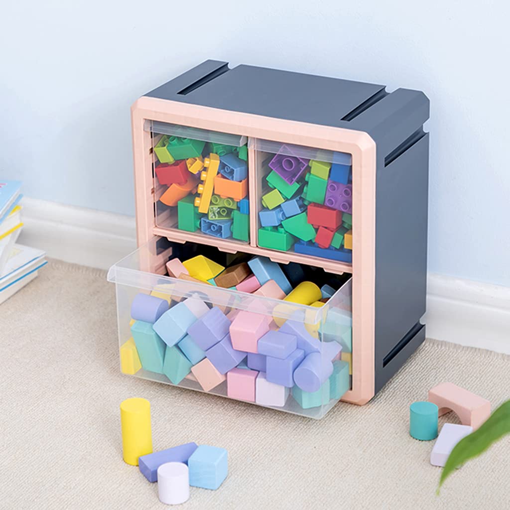 Soporte de pared para bolígrafos, múltiples compartimentos, apilable, combinable, organizador de escritorio, ranuras deslizantes, soportes de maquillaje para tocador con cubierta